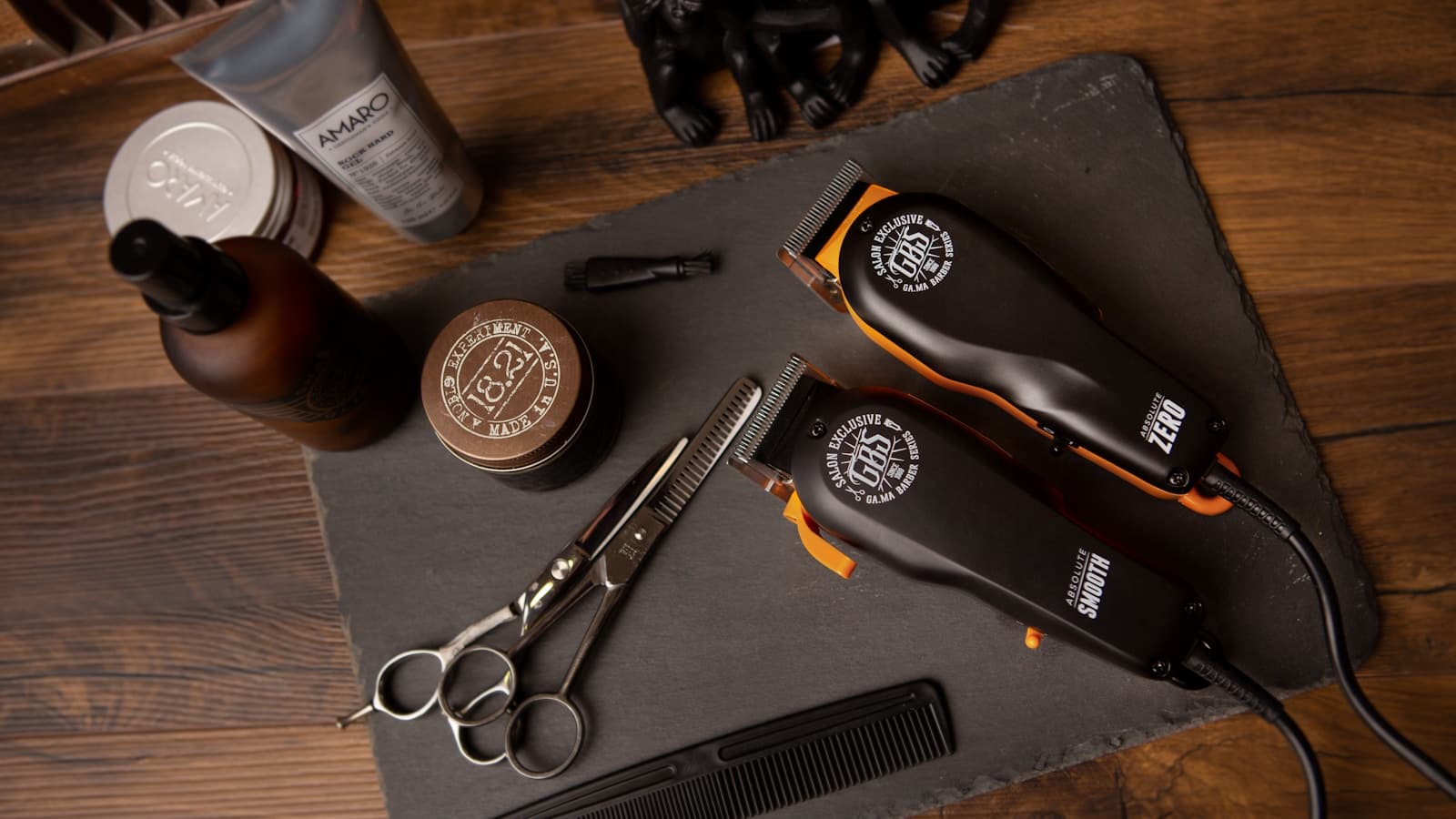 Custom men's haircut and styling